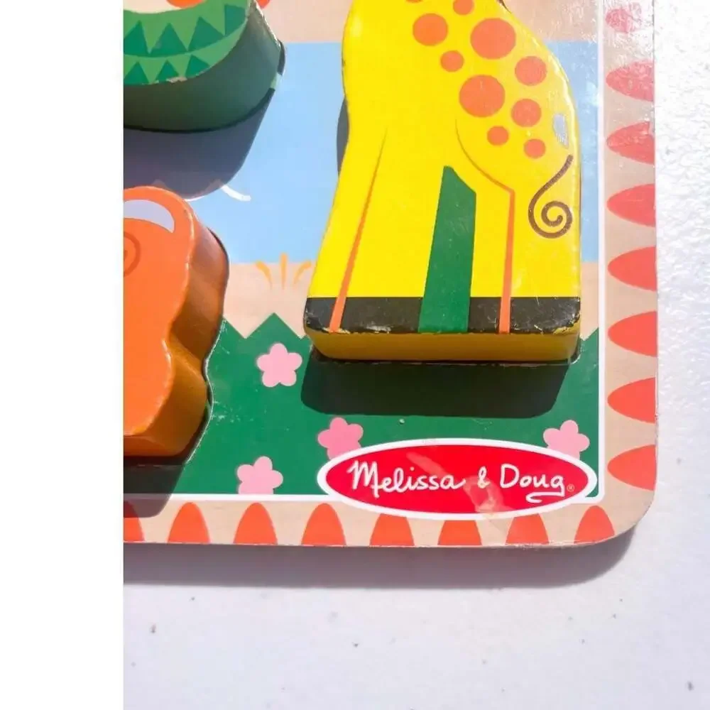 Melissa & Doug Safari Wooden Chunky Puzzle